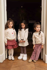 House of Jamie Ruffled Skirt Ruby Sparkle