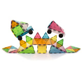 MAGNA-TILES Grand Prix Frost 50 Piece Set