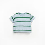 Play Up Baby striped jersey t-shirt Botanical