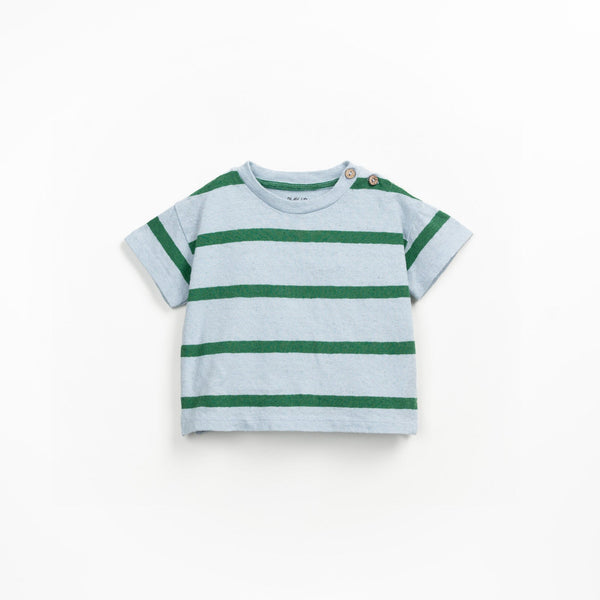 Play Up Baby striped jersey t-shirt Botanical
