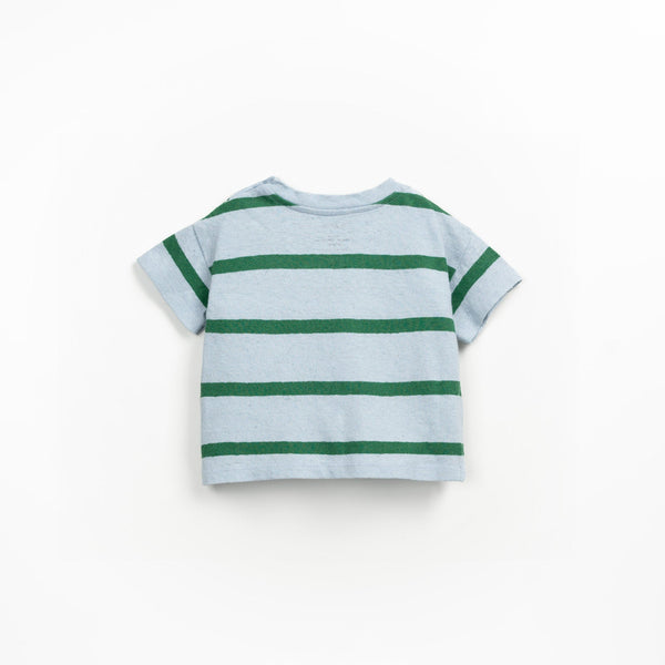 Play Up Baby striped jersey t-shirt Botanical
