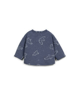 Play Up baby printed rib ls t-shirt mirtilo
