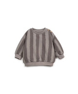Play Up baby printed fleece sweater light grey