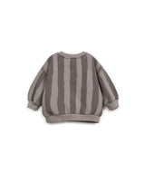Play Up baby printed fleece sweater light grey