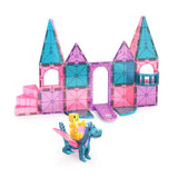 MAGNA-TILES CASTLE DLX + microMAGS 25 piece set