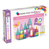 MAGNA-TILES CASTLE DLX + microMAGS 48 piece set