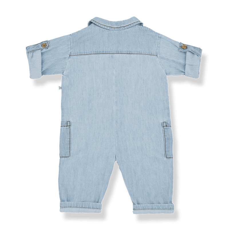 1+ in the family Massimo overall denim