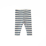 Play Up striped rib legging sea girl