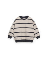 Play Up striped fleece sweater sheep