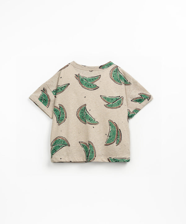 Play Up printed jersey t-shirt Pottery