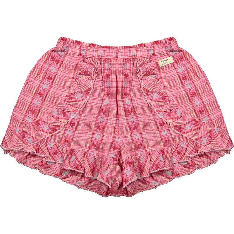 Labo de Colores short Lace red AOP