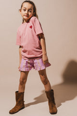 Labo de Colores shorts Falla pink mulberry