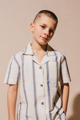 Labo de Colores blouse shortsleeve Nicho vanilla melee