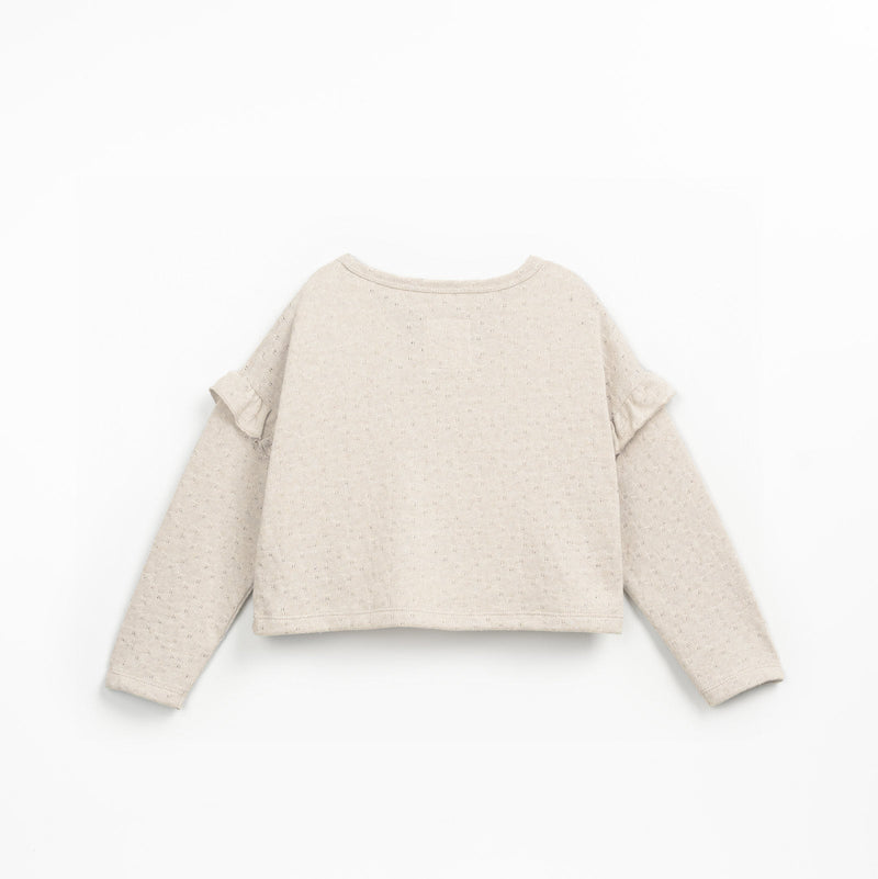 Play Up embellished jersey sweater Grés