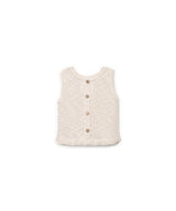 Play Up embellished piqué top BIO RESIN