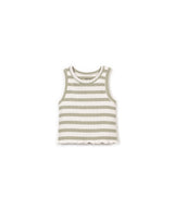 Play Up striped rib top TEXTURE