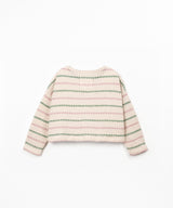 Play Up striped jersey sweater SCULPTURE