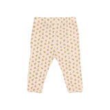 Búho baby cottage rib legging cream pink