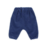 Búho baby soft velour pants marine