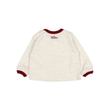 Búho baby melange t-shirt pomegranate