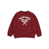 Búho tennis sweatshirt pomegranate