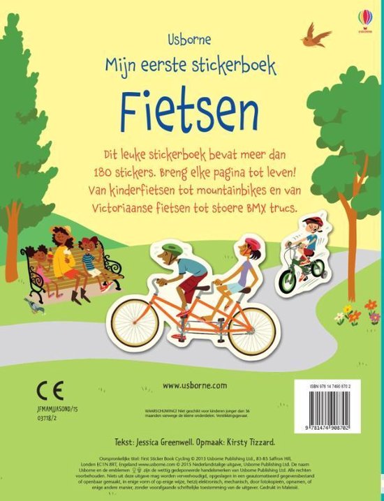 Mijn Eerste Stickerboek - Fietsen