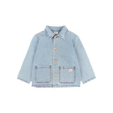Búho denim jacket denim bleach