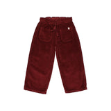 Búho corduroy girly pants burgundy