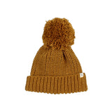 Búho soft knit hat ocre