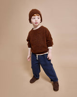 Búho twill pants navy