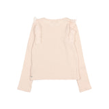 Búho girly shirt cream pink