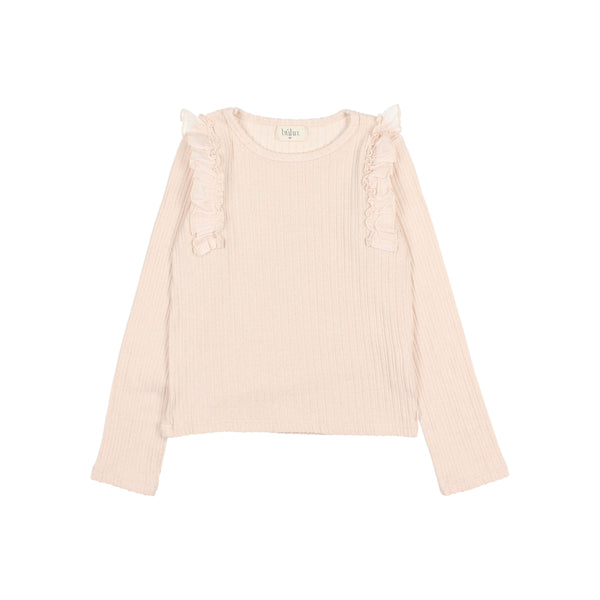 Búho girly shirt cream pink