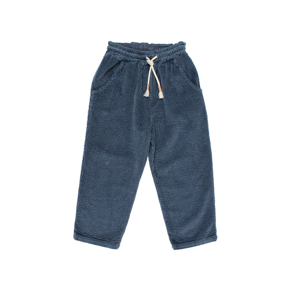 Búho corduroy pants antic blue