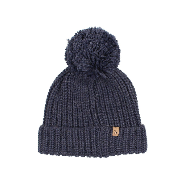 Búho soft knit hat navy