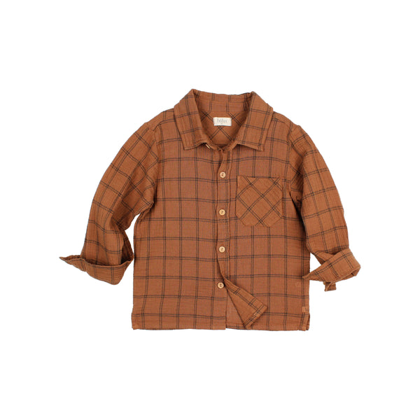 Búho mountain shirt toffee