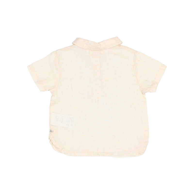 Búho baby linnen blouse sand