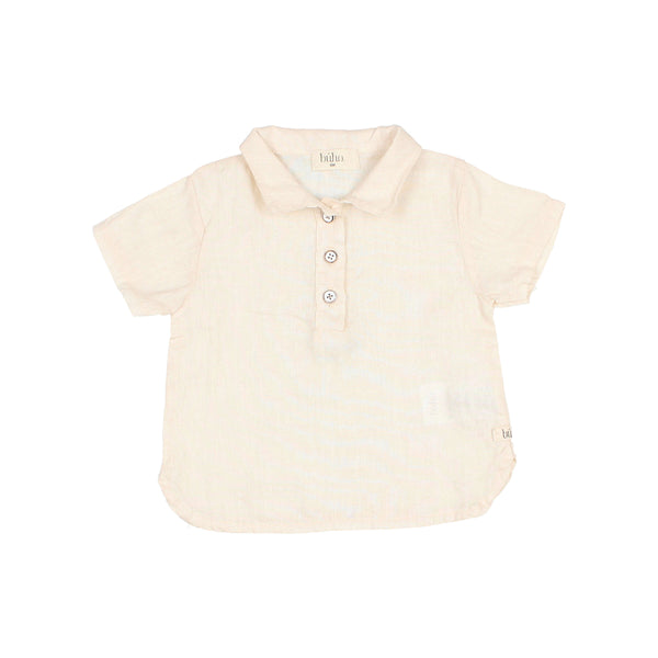 Búho baby linnen blouse sand