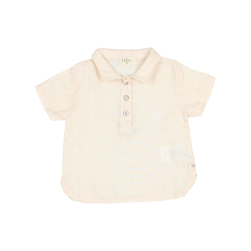 Búho baby linnen blouse sand