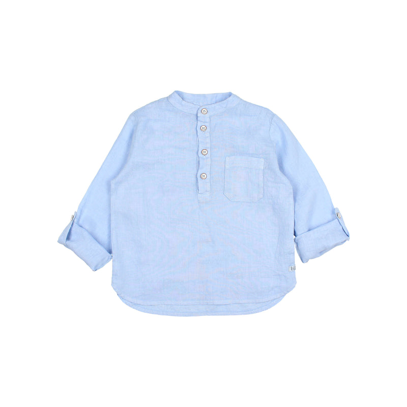 Búho Kurta linnen blouse placid blue