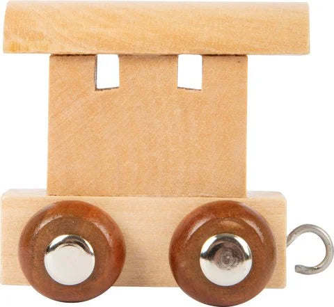 Small Foot lettertrein hout wagon naturel