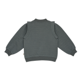 House of Jamie Shoulder Sweater Dark Slate