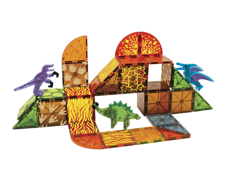 MAGNA-TILES Dino World 40 Piece Set