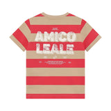 Daily Seven T-shirt Big Stripe Chrysanthemum