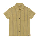 Daily Seven Shirt Small Stripe Pale Olive Green