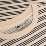 Daily Seven T-shirt Longsleeve Striped Sandshell