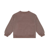Daily Seven Oversized Sweater Print Almond Brown