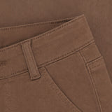 Daily Seven Straight Fit Washed Almond Brown