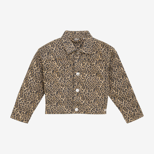 Daily Seven Twill Jacket Animal Latte Sand