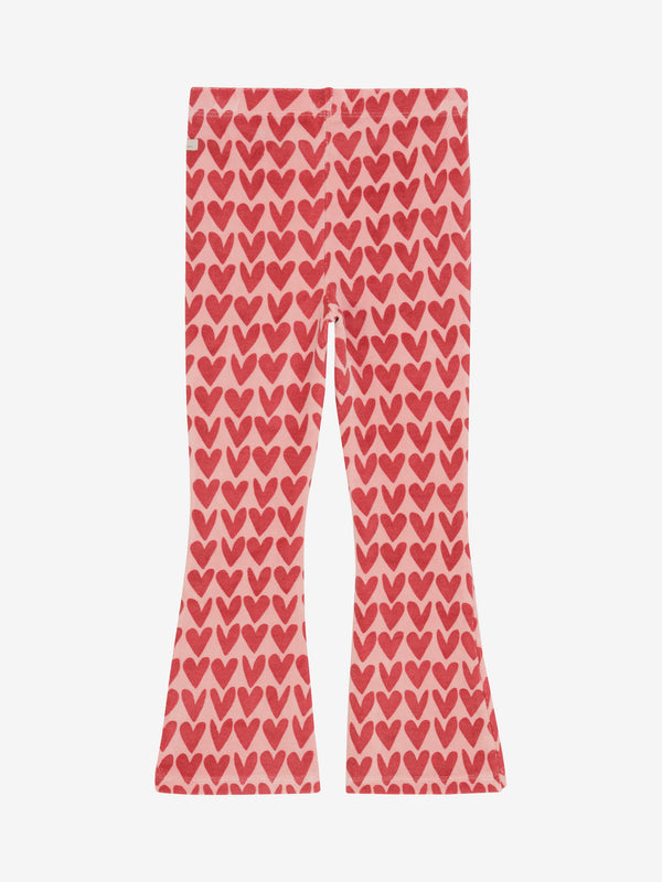 Daily Seven Flared Heart Pants Pale Mauve
