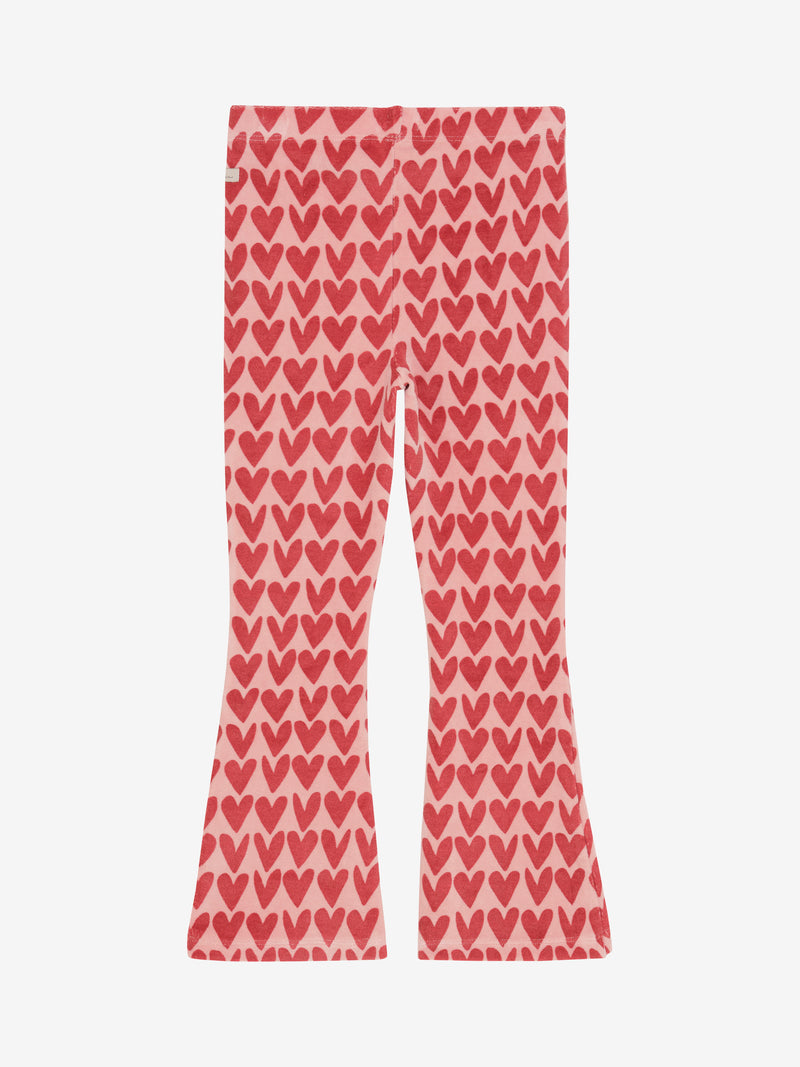 Daily Seven Flared Heart Pants Pale Mauve